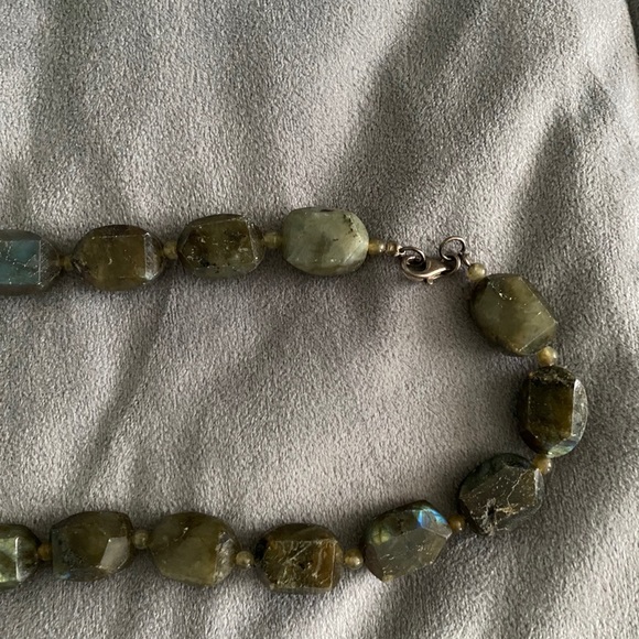 Labradorite Statement Necklace - Picture 3 of 9